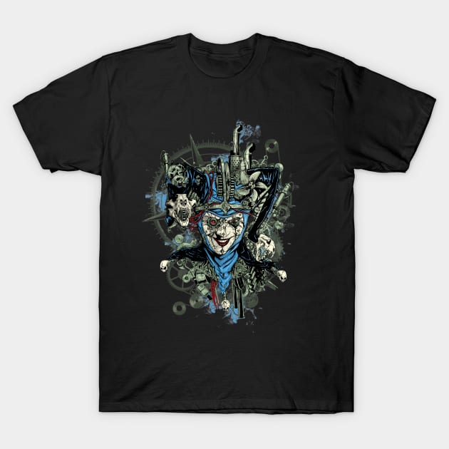 The Steampunk Joker T-Shirt by Hellustrations